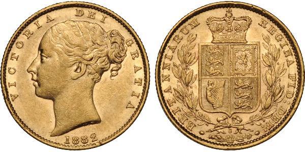 1 Sovereign 澳大利亚 金 维多利亚 (英国君主)