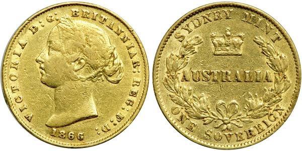 1 Sovereign 澳大利亚 金 维多利亚 (英国君主)