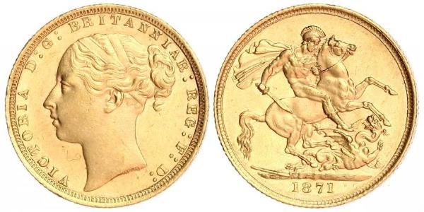 1 Sovereign 澳大利亚 金 维多利亚 (英国君主)