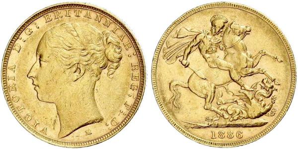 1 Sovereign 澳大利亚 金 维多利亚 (英国君主)
