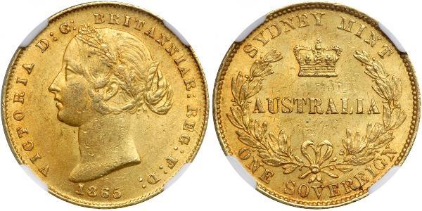 1 Sovereign 澳大利亚 金 维多利亚 (英国君主)