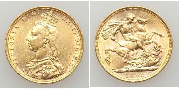 1 Sovereign 澳大利亚 金 维多利亚 (英国君主)