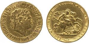 1 Sovereign 英国 / 大不列颠及爱尔兰联合王国 (1801 - 1922) 金 喬治三世 (1738-1820)