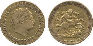 1 Sovereign 英国 / 大不列颠及爱尔兰联合王国 (1801 - 1922) 金 喬治三世 (1738-1820)