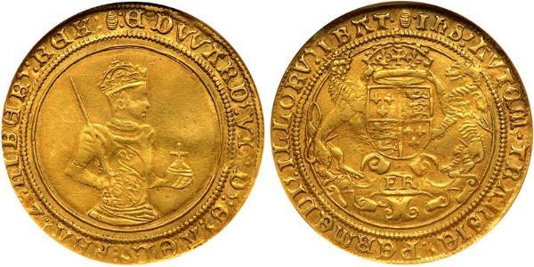 1 Sovereign 英格兰王国 金 爱德华六世 (1537 - 1553)