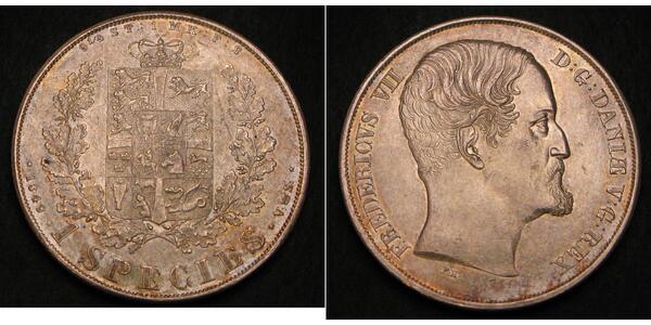 1 Speciedaler Danemark Argent 