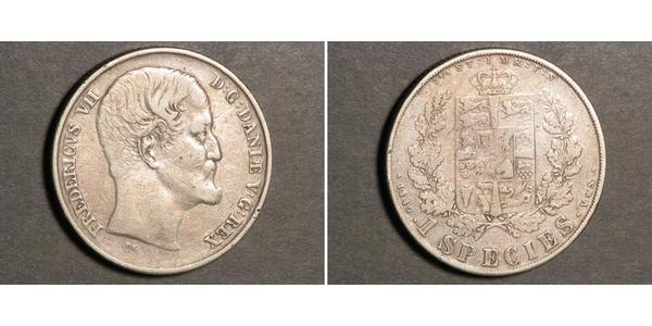 1 Speciedaler Dinamarca Plata 