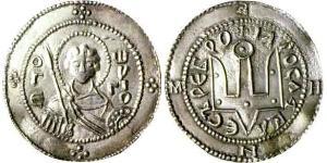 1 Srebrennik Rus de Kiev (862 - 1240) Plata Yaroslav I el Sabio (978 - 1054)