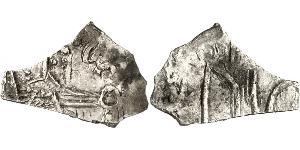 1 Srebrennik Kiewer Rus (862 - 1240) Silber Wladimir I. (958 - 1015)