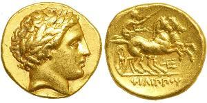 1 Stater Macedonian Kingdom (800BC-146BC) Gold Philip II of Macedon (382 BC - 336 BC)