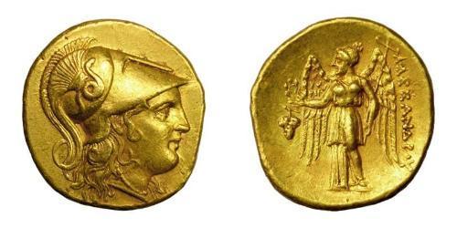 1 Stater Macedonian Kingdom (800BC-146BC) Gold Alexander III der Große (356BC-323BC)