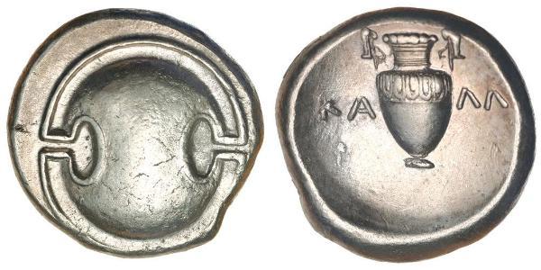1 Stater Beocia Plata 