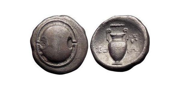 1 Stater Beocia Plata 