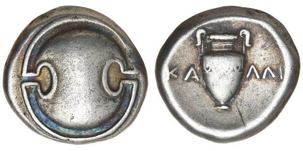 1 Stater Boeotia Silver 