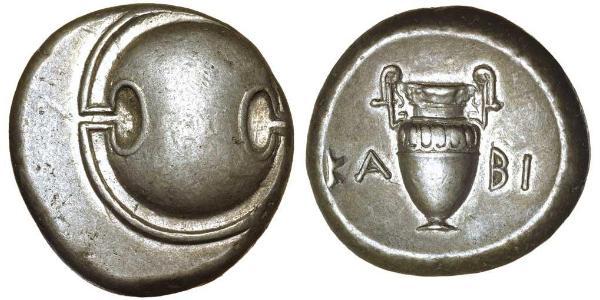 1 Stater Boeotia Silver 