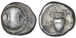 1 Stater Boeotia 銀 