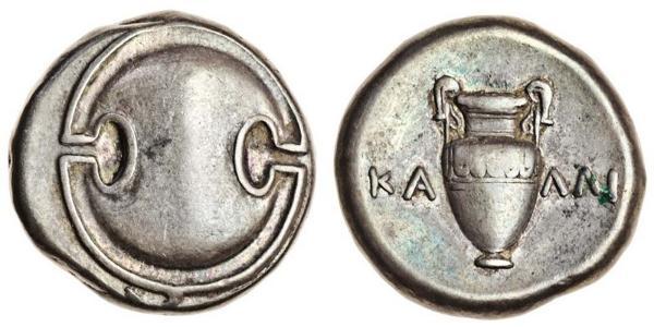 1 Stater Boeotia 銀 