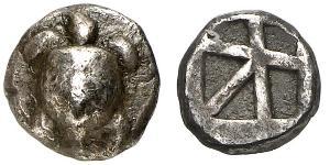 1 Statere Grecia antica (1100BC-330) Argento 