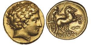 1 Statère Royaume de Macédoine (800BC-146BC) Or Philip II of Macedon (382 BC - 336 BC)