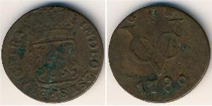 1 Stiver Dutch Republic (1581 - 1795) Copper 