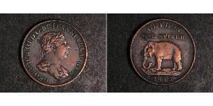 1 Stiver Sri Lanka/Ceylon / United Kingdom of Great Britain and Ireland (1801-1922) Copper George III (1738-1820)