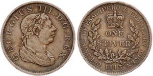 1 Stiver United Kingdom of Great Britain and Ireland (1801-1922) Copper George III (1738-1820)