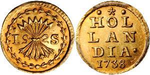1 Stiver Republik der Sieben Vereinigten Provinzen (1581 - 1795) Gold 