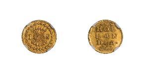 1 Stiver Provincias Unidas de los Países Bajos (1581 - 1795) Oro 