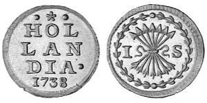 1 Stiver Provincias Unidas de los Países Bajos (1581 - 1795) Oro 