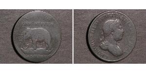 1 Stiver Regno Unito di Gran Bretagna e Irlanda (1801-1922) / Sri Lanka Rame Giorgio III (1738-1820)