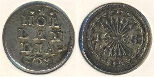 1 Stiver Dutch Republic (1581 - 1795) Silver 