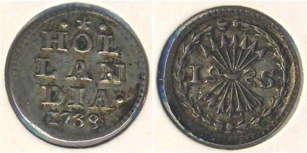 1 Stiver Dutch Republic (1581 - 1795) Silver 