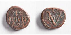 1 Stuiver Dutch Republic (1581 - 1795) Copper 