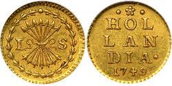 1 Stuiver Provinces-Unies (1581 - 1795) Or 