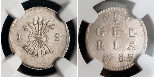 1 Stuiver Países Bajos Plata 