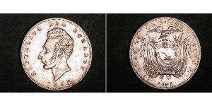 1 Sucre Équateur (pays) Argent Antonio José de Sucre (1795 - 1830)