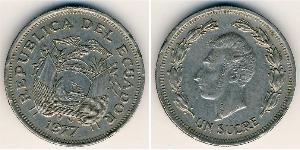 1 Sucre Ecuador Kupfer/Nickel 