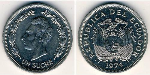 1 Sucre Ecuador Kupfer/Nickel 