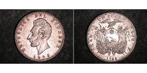 1 Sucre Ecuador Plata Antonio José de Sucre (1795 - 1830)