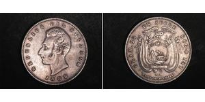 1 Sucre Ecuador Plata Antonio José de Sucre (1795 - 1830)
