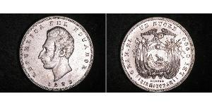 1 Sucre Ecuador Plata Antonio José de Sucre (1795 - 1830)