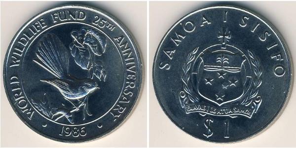 1 Tala Samoa Copper/Nickel 