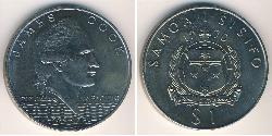 1 Tala Samoa Cuivre/Nickel James Cook