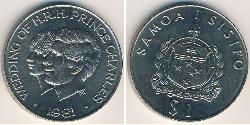 1 Tala Samoa Cuivre/Nickel 