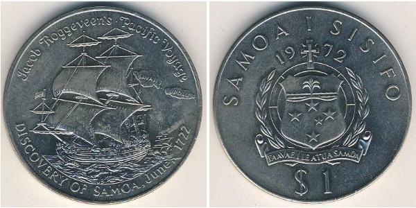 1 Tala Samoa Níquel/Cobre 
