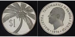 1 Tala Samoa Silver 