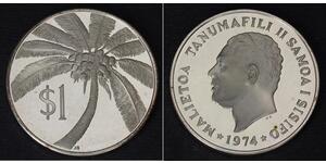 1 Tala Samoa 銀 