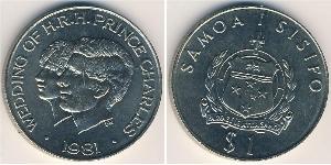 1 Tala Samoa 銅/镍 