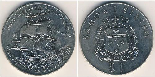 1 Tala Samoa 銅/镍 