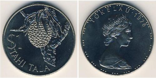 1 Tala Tokelau 銅/镍 
